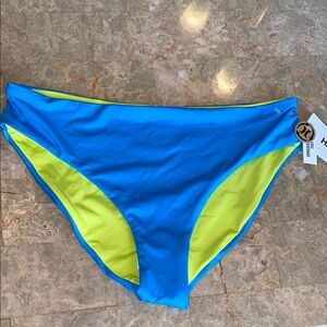 Hurley Blue and Green Bikini Bottom